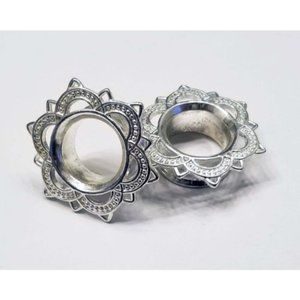 Flower Mandala Tunnels size 5/8"